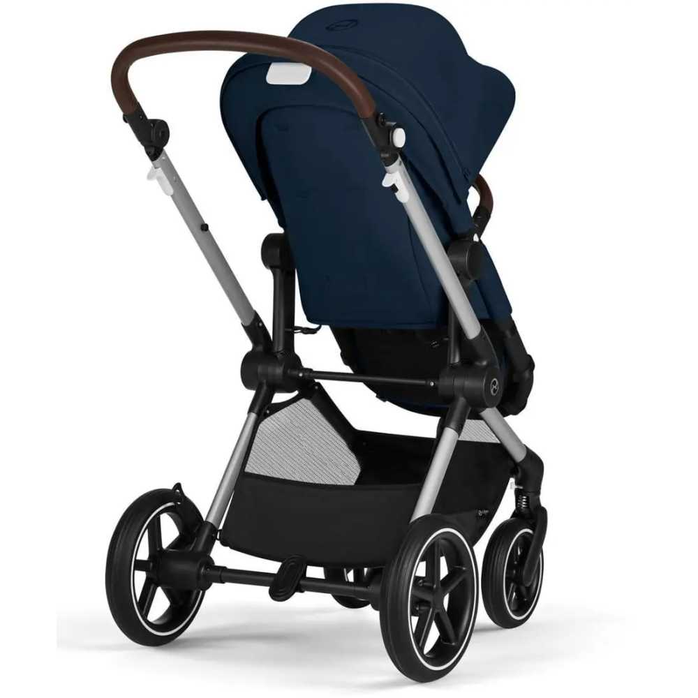 copy of Važiuoklė Cybex Priam V4 Chrome Black su juoda rankena