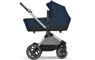 copy of Važiuoklė Cybex Priam V4 Chrome Black su juoda rankena