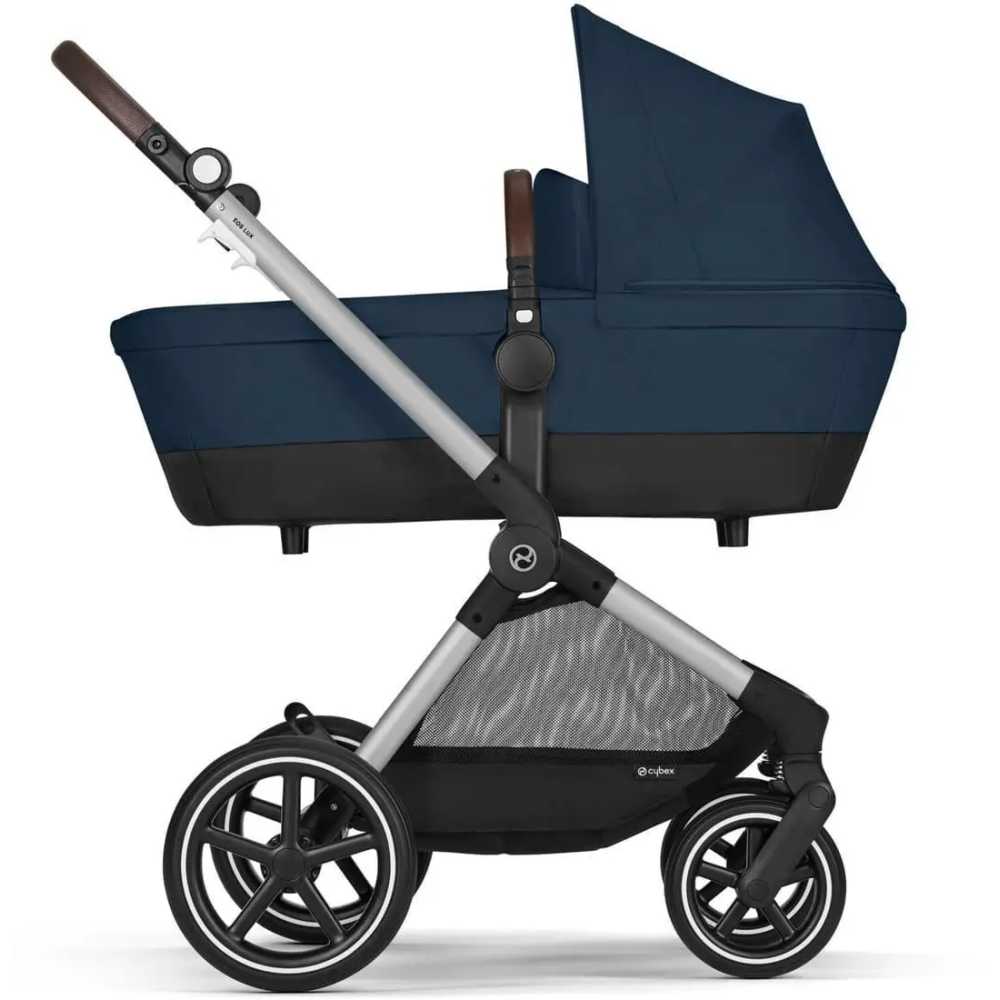 copy of Važiuoklė Cybex Priam V4 Chrome Black su juoda rankena
