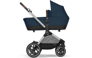 copy of Važiuoklė Cybex Priam V4 Chrome Black su juoda rankena