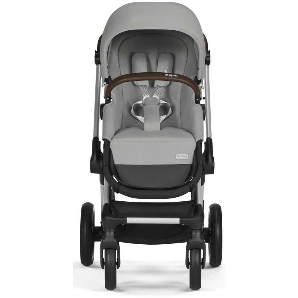 Universalus vežimėlis Cybex Eos Lux 2in1 BLK, Stone Grey-Vaikiški vežimėliai, Universalūs vežimėliai-e-vaikas