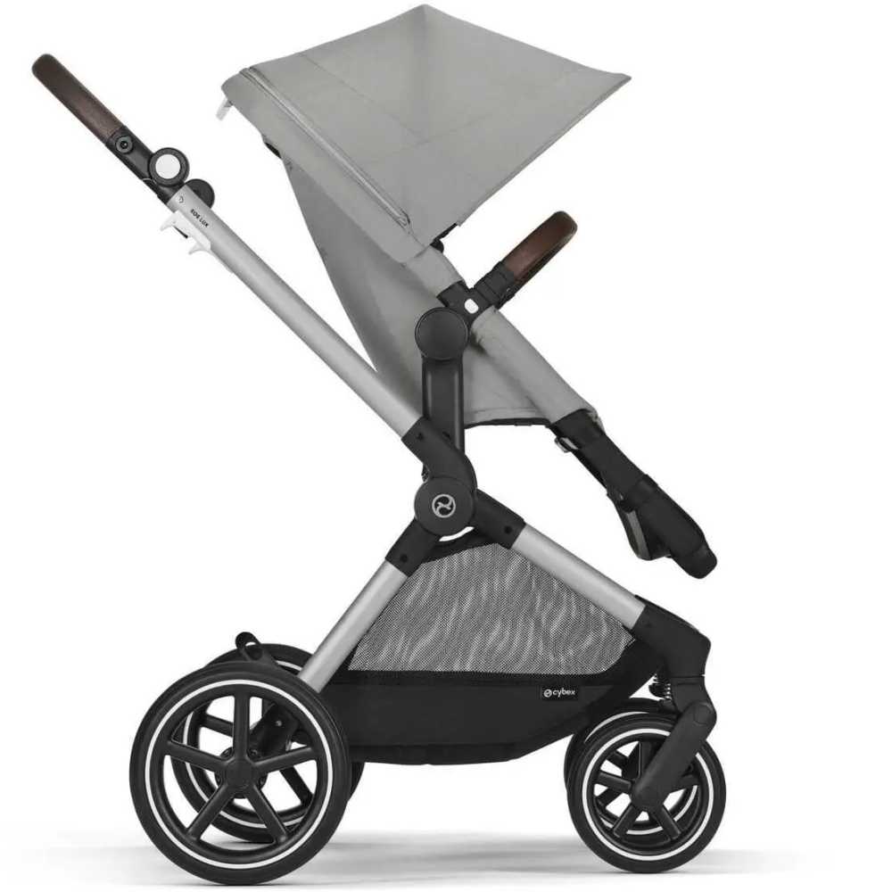 copy of Važiuoklė Cybex Priam V4 Chrome Black su juoda rankena
