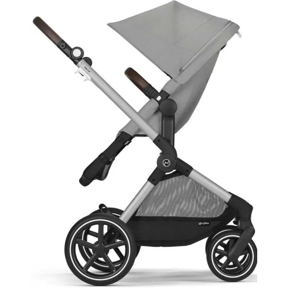 copy of Važiuoklė Cybex Priam V4 Chrome Black su juoda rankena