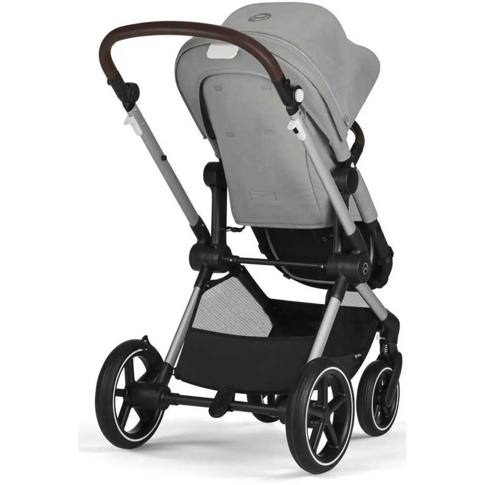 Universalus vežimėlis Cybex Eos Lux 2in1 BLK, Stone Grey-Vaikiški vežimėliai, Universalūs vežimėliai-e-vaikas