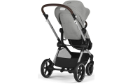 Universalus vežimėlis Cybex Eos Lux 2in1 BLK, Stone Grey-Vaikiški vežimėliai, Universalūs vežimėliai-e-vaikas