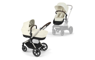copy of Važiuoklė Cybex Priam V4 Chrome Black su juoda rankena