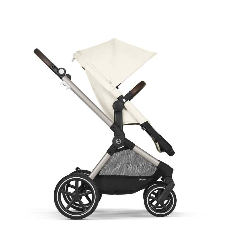 copy of Važiuoklė Cybex Priam V4 Chrome Black su juoda rankena