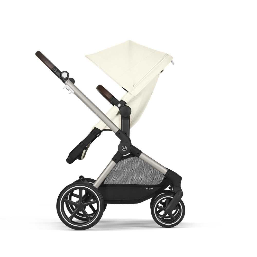 copy of Važiuoklė Cybex Priam V4 Chrome Black su juoda rankena