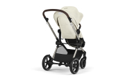 copy of Važiuoklė Cybex Priam V4 Chrome Black su juoda rankena