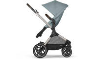 copy of Važiuoklė Cybex Priam V4 Chrome Black su juoda rankena