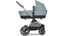 copy of Važiuoklė Cybex Priam V4 Chrome Black su juoda rankena