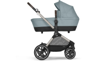 copy of Važiuoklė Cybex Priam V4 Chrome Black su juoda rankena
