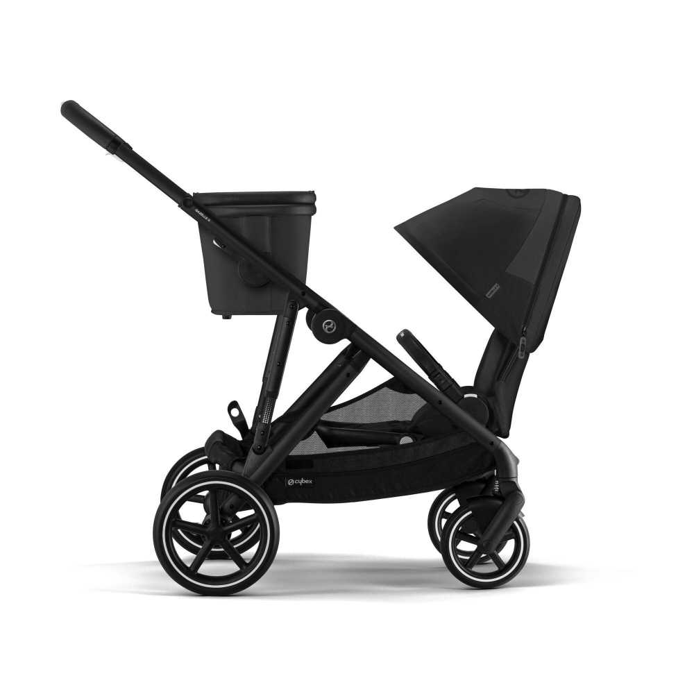 copy of Važiuoklė Cybex Priam V4 Chrome Black su juoda rankena