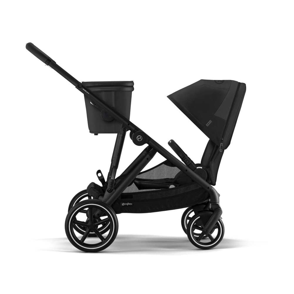 copy of Važiuoklė Cybex Priam V4 Chrome Black su juoda rankena