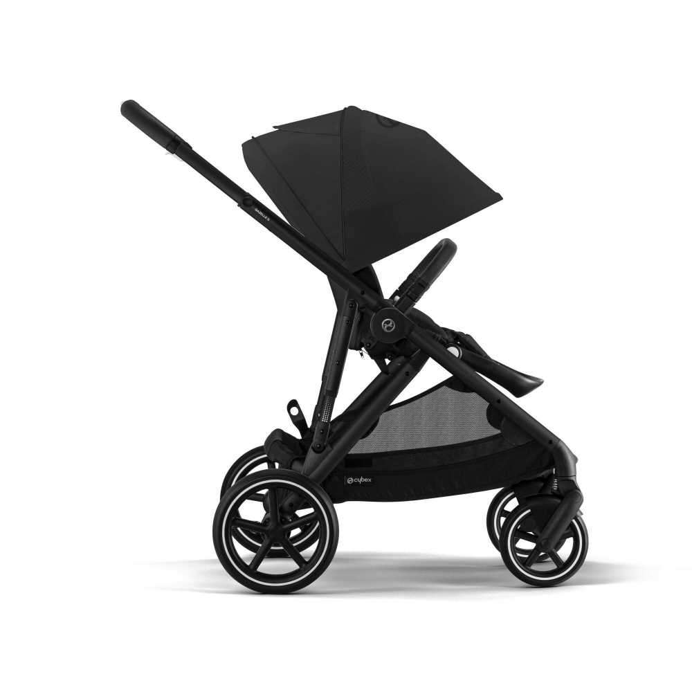 copy of Važiuoklė Cybex Priam V4 Chrome Black su juoda rankena
