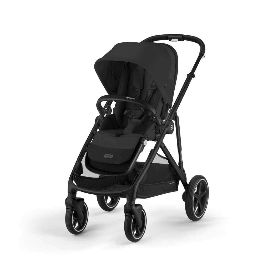 copy of Važiuoklė Cybex Priam V4 Chrome Black su juoda rankena