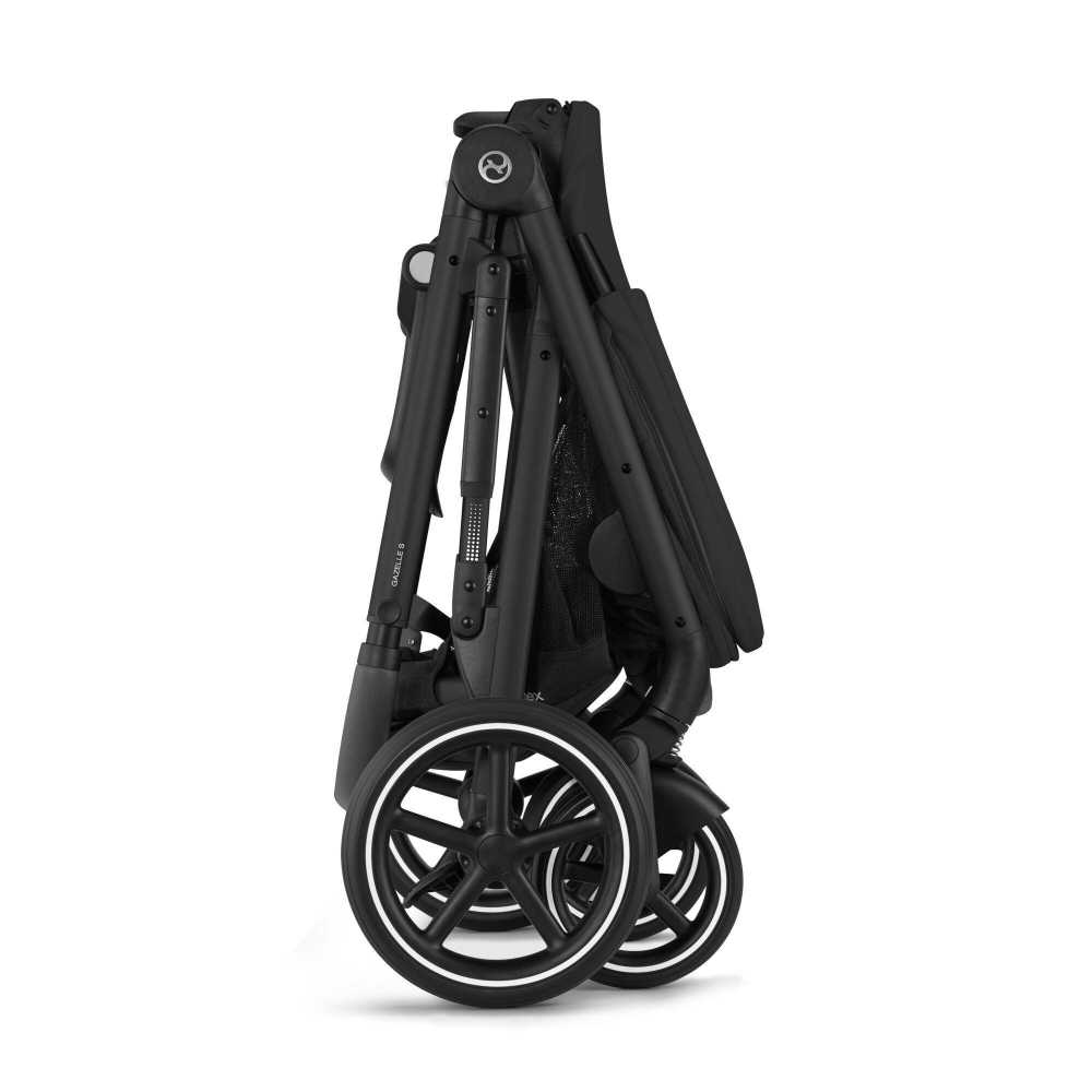 copy of Važiuoklė Cybex Priam V4 Chrome Black su juoda rankena