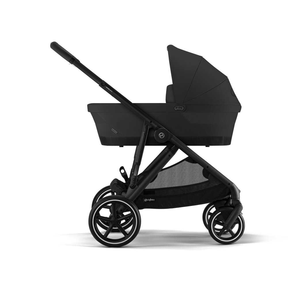 copy of Važiuoklė Cybex Priam V4 Chrome Black su juoda rankena