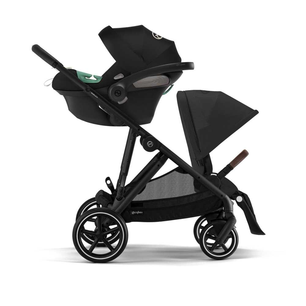 copy of Važiuoklė Cybex Priam V4 Chrome Black su juoda rankena