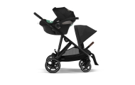 copy of Važiuoklė Cybex Priam V4 Chrome Black su juoda rankena