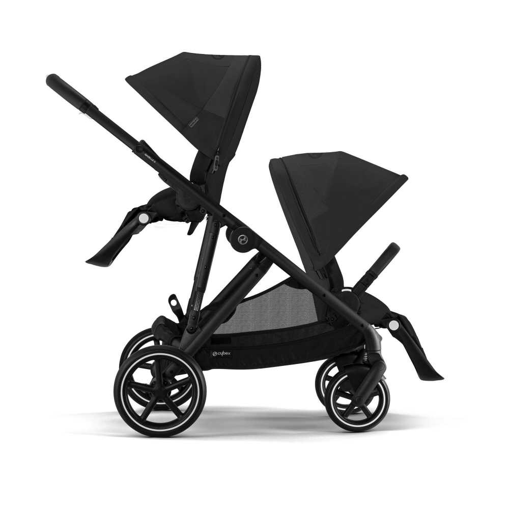 copy of Važiuoklė Cybex Priam V4 Chrome Black su juoda rankena