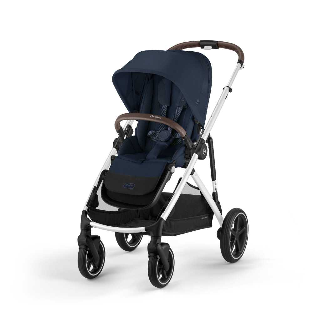 copy of Važiuoklė Cybex Priam V4 Chrome Black su juoda rankena