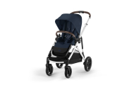 copy of Važiuoklė Cybex Priam V4 Chrome Black su juoda rankena