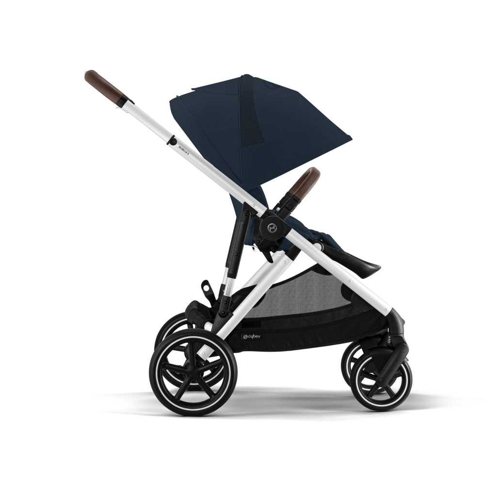 Sportinis vežimėlis Cybex Gazelle S SLV, Ocean Blue-Vaikiški vežimėliai, Sportiniai vežimėliai-e-vaikas