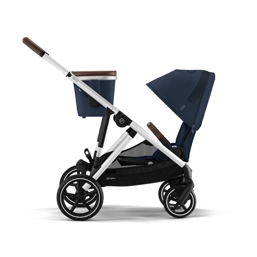 copy of Važiuoklė Cybex Priam V4 Chrome Black su juoda rankena
