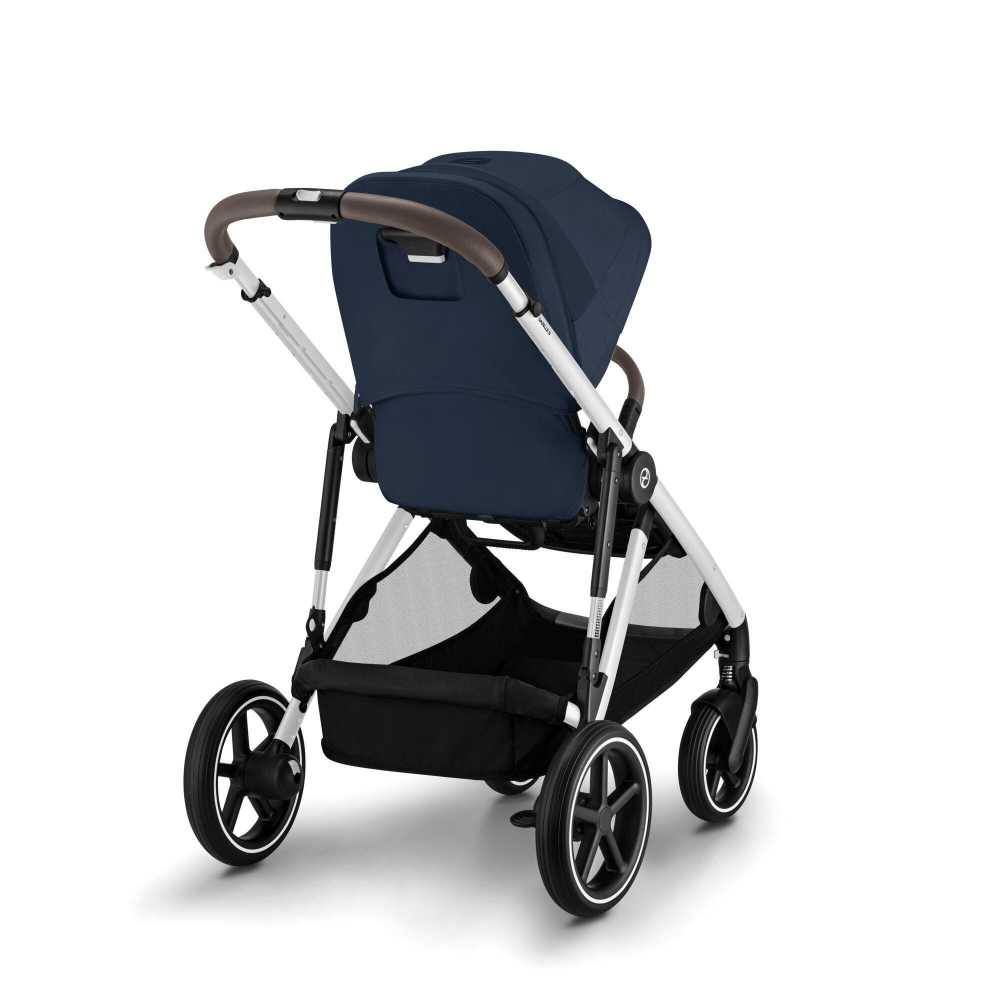 copy of Važiuoklė Cybex Priam V4 Chrome Black su juoda rankena