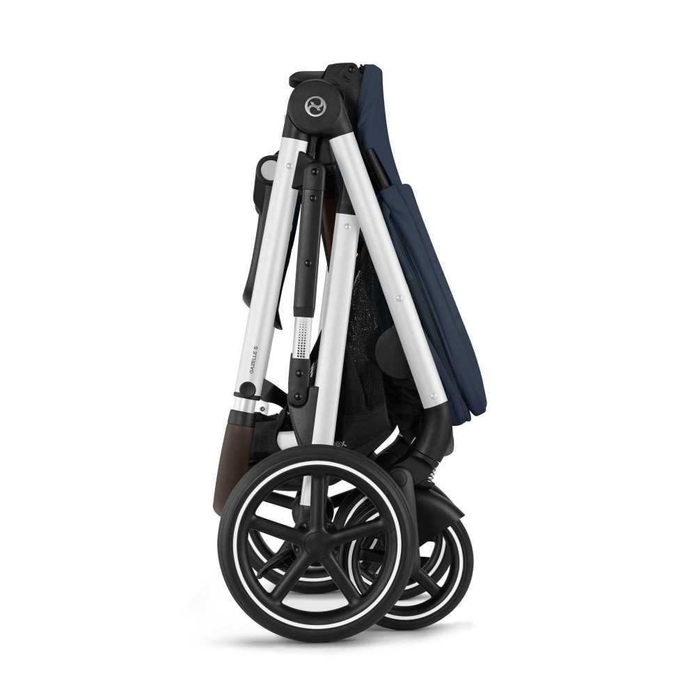 Sportinis vežimėlis Cybex Gazelle S SLV, Ocean Blue-Vaikiški vežimėliai, Sportiniai vežimėliai-e-vaikas
