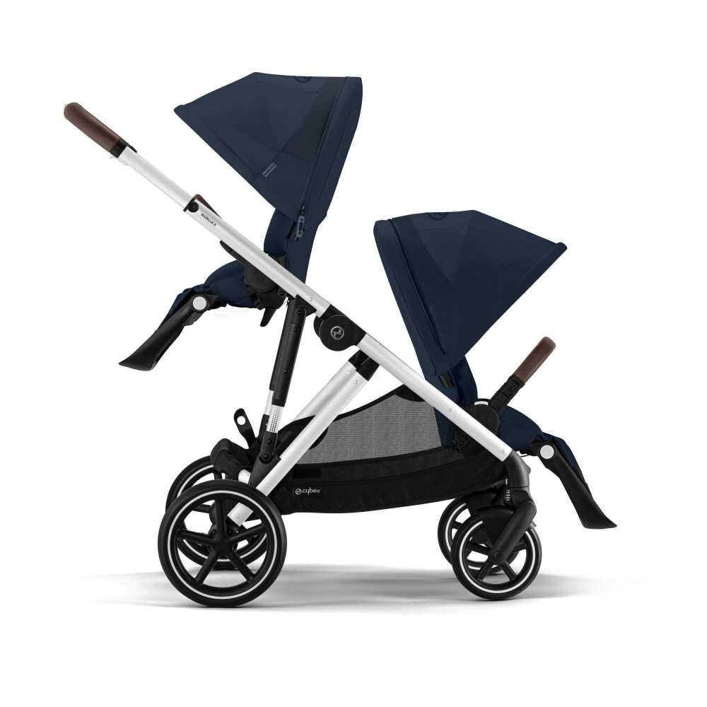 copy of Važiuoklė Cybex Priam V4 Chrome Black su juoda rankena