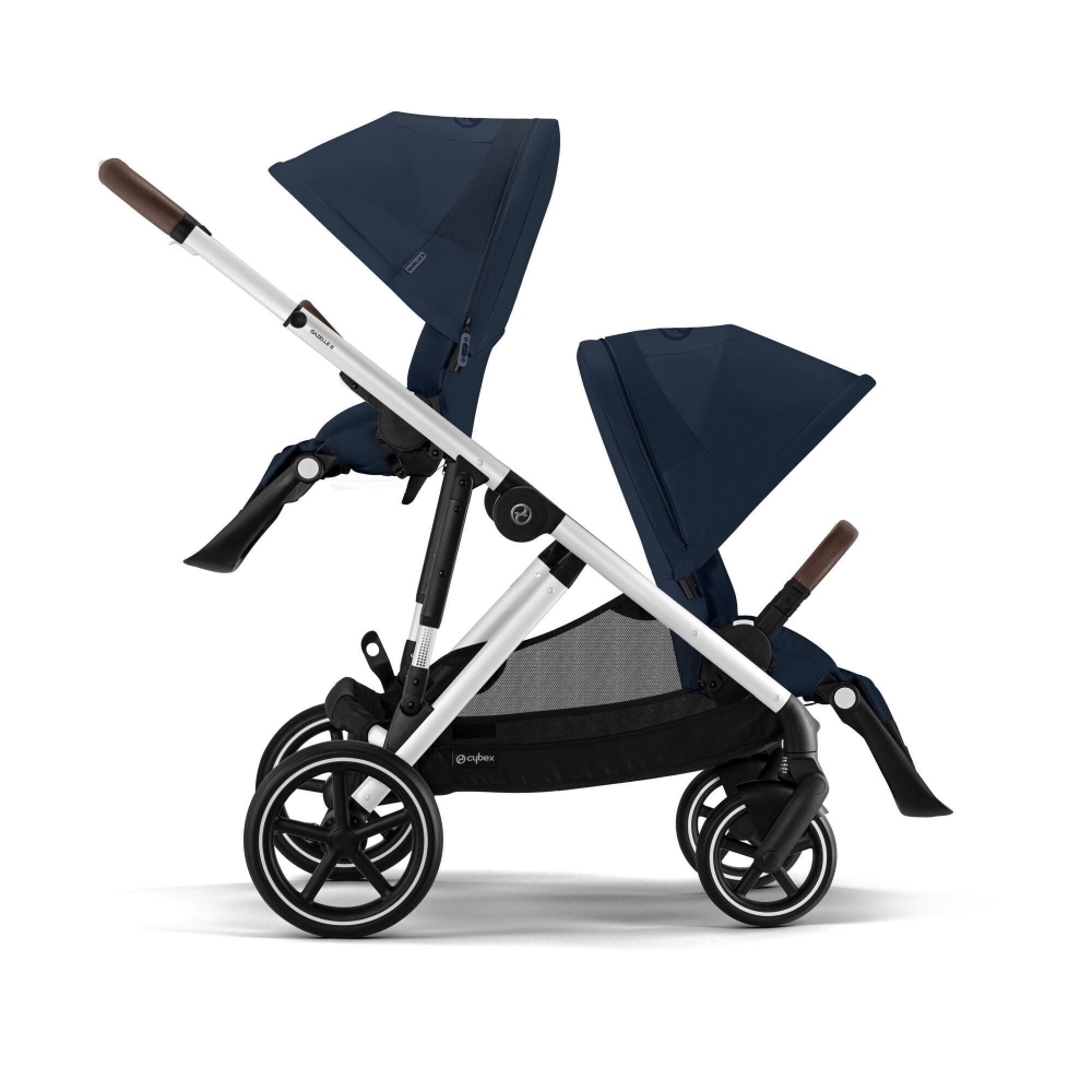 Sportinis vežimėlis Cybex Gazelle S SLV, Ocean Blue-Vaikiški vežimėliai, Sportiniai vežimėliai-e-vaikas