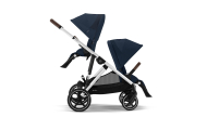 copy of Važiuoklė Cybex Priam V4 Chrome Black su juoda rankena
