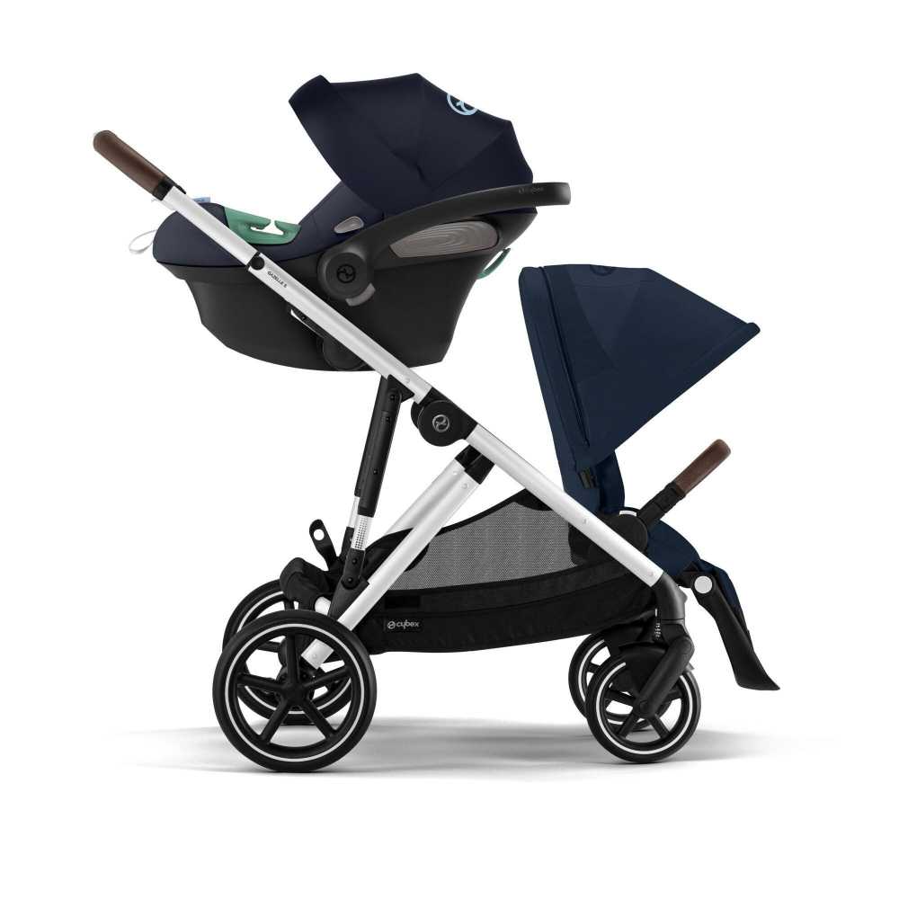 copy of Važiuoklė Cybex Priam V4 Chrome Black su juoda rankena