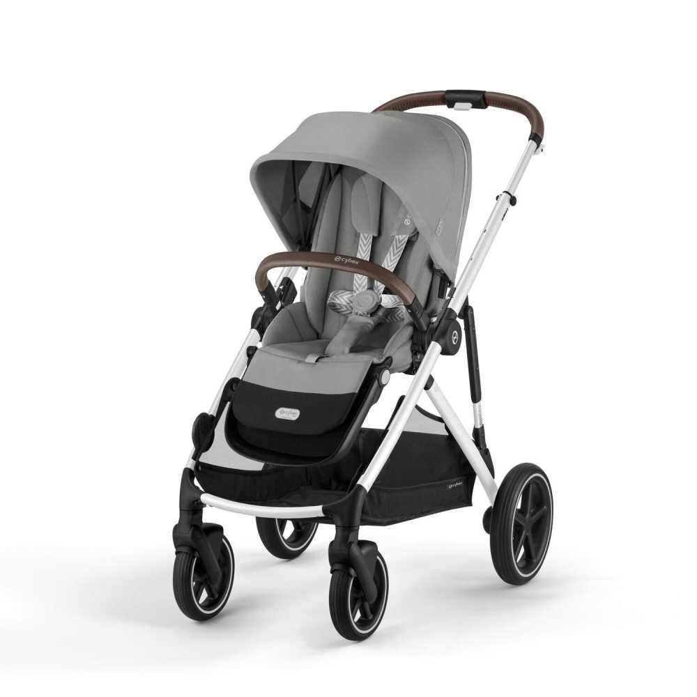 Sportinis vežimėlis Cybex Gazelle S SLV, Stone Grey-Vaikiški vežimėliai, Sportiniai vežimėliai-e-vaikas
