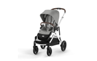 Sportinis vežimėlis Cybex Gazelle S SLV, Stone Grey-Vaikiški vežimėliai, Sportiniai vežimėliai-e-vaikas