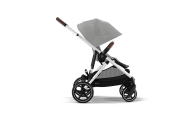 Sportinis vežimėlis Cybex Gazelle S SLV, Stone Grey-Vaikiški vežimėliai, Sportiniai vežimėliai-e-vaikas