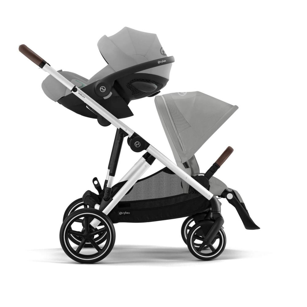 copy of Važiuoklė Cybex Priam V4 Chrome Black su juoda rankena