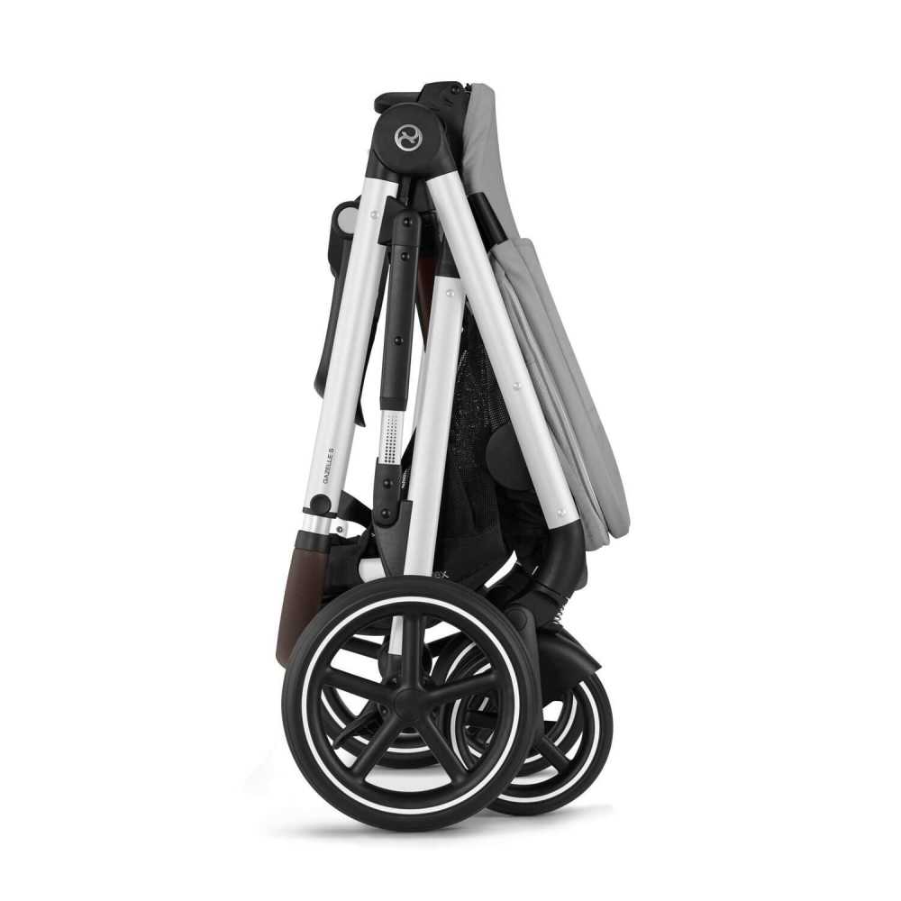 Sportinis vežimėlis Cybex Gazelle S SLV, Stone Grey-Vaikiški vežimėliai, Sportiniai vežimėliai-e-vaikas