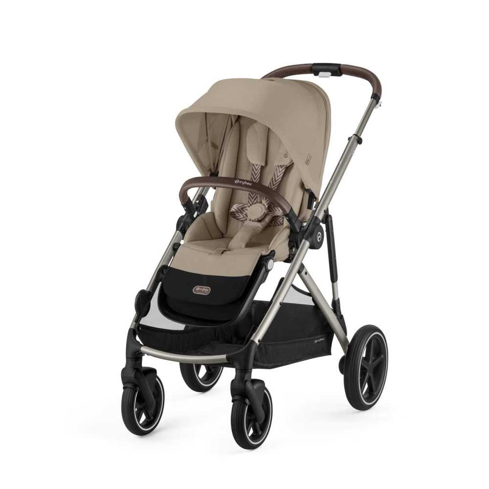 copy of Važiuoklė Cybex Priam V4 Chrome Black su juoda rankena