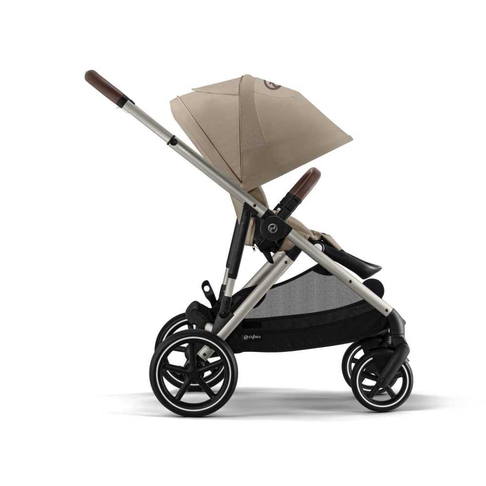 copy of Važiuoklė Cybex Priam V4 Chrome Black su juoda rankena