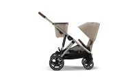 copy of Važiuoklė Cybex Priam V4 Chrome Black su juoda rankena
