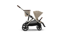 copy of Važiuoklė Cybex Priam V4 Chrome Black su juoda rankena