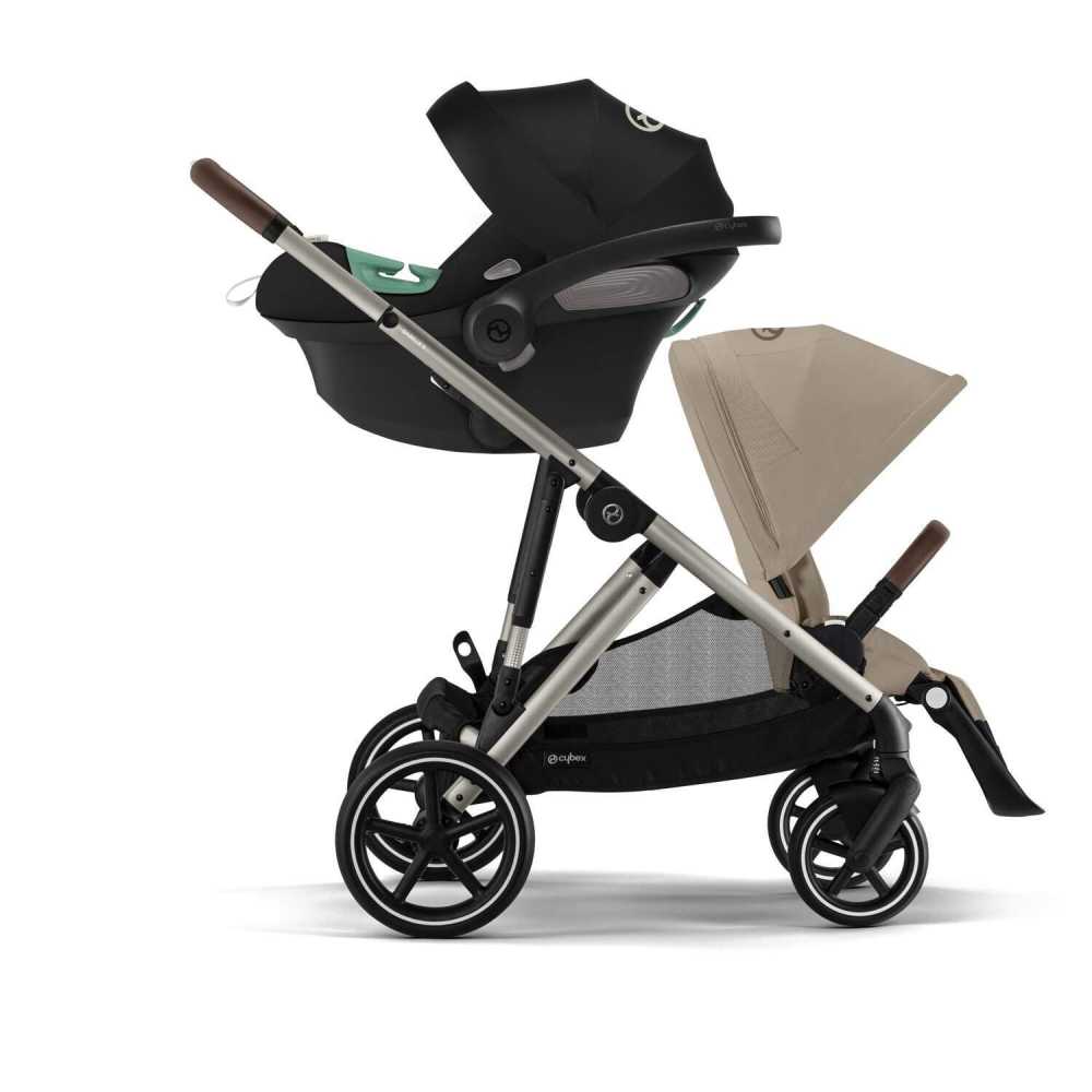Sportinis vežimėlis Cybex Gazelle S TPE, Almond Beige-Vaikiški vežimėliai, Sportiniai vežimėliai-e-vaikas