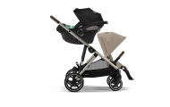 copy of Važiuoklė Cybex Priam V4 Chrome Black su juoda rankena
