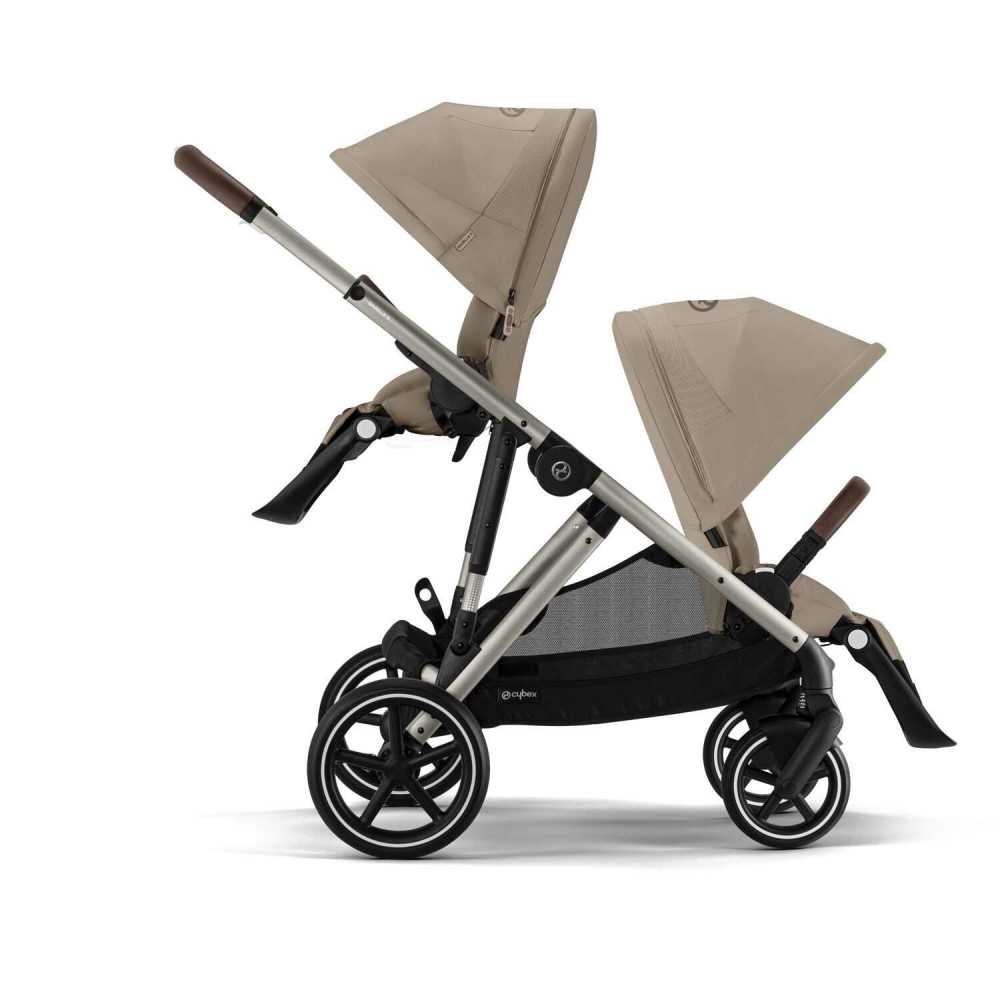 Sportinis vežimėlis Cybex Gazelle S TPE, Almond Beige-Vaikiški vežimėliai, Sportiniai vežimėliai-e-vaikas