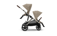 Sportinis vežimėlis Cybex Gazelle S TPE, Almond Beige-Vaikiški vežimėliai, Sportiniai vežimėliai-e-vaikas