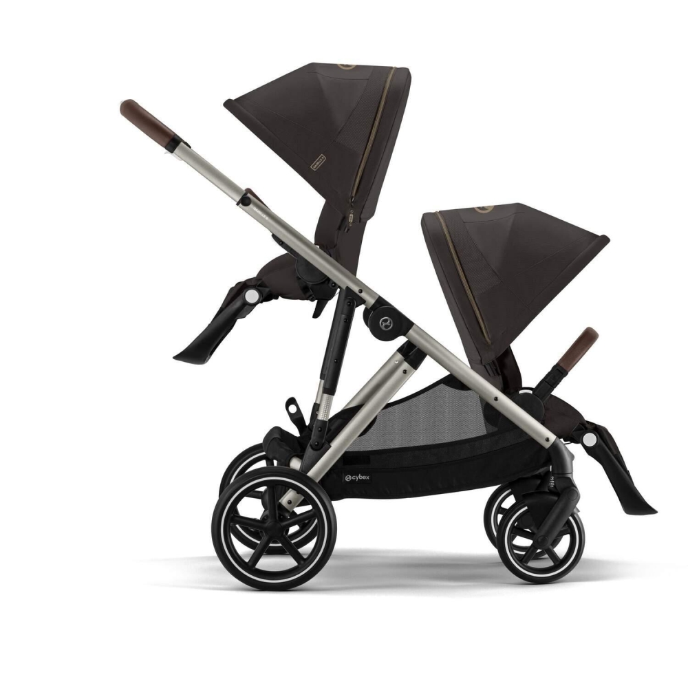 Sportinis vežimėlis Cybex Gazelle S TPE, Chocolate Brown-Vaikiški vežimėliai, Sportiniai vežimėliai-e-vaikas