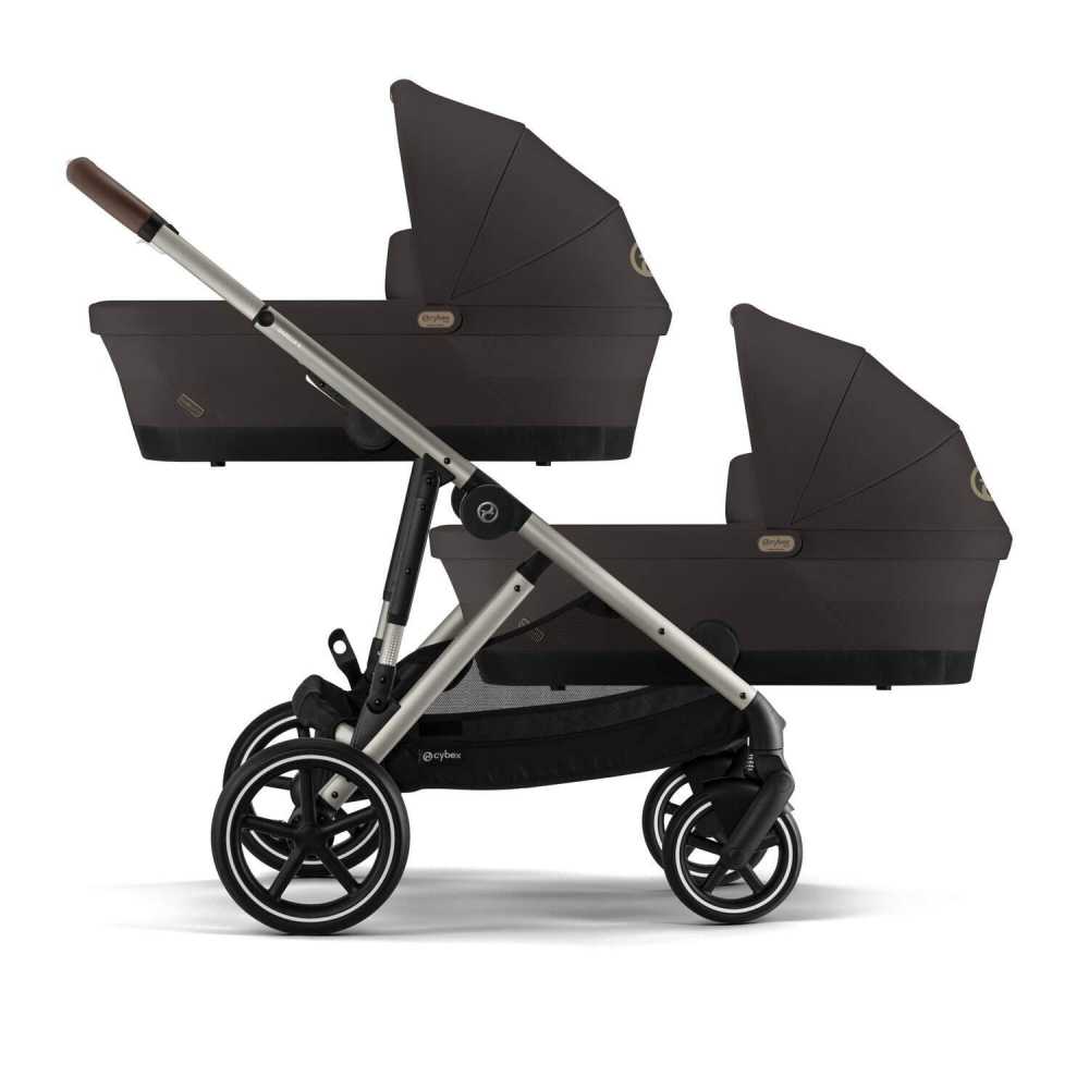 copy of Važiuoklė Cybex Priam V4 Chrome Black su juoda rankena